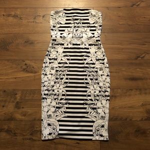 EUC Black/White dress